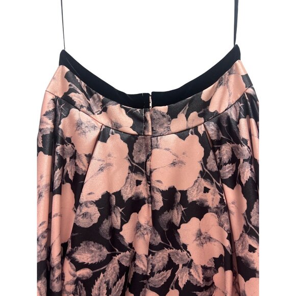 Alyce Paris Pink and Black Floral Formal Maxi Skirt - Picture 8 of 8